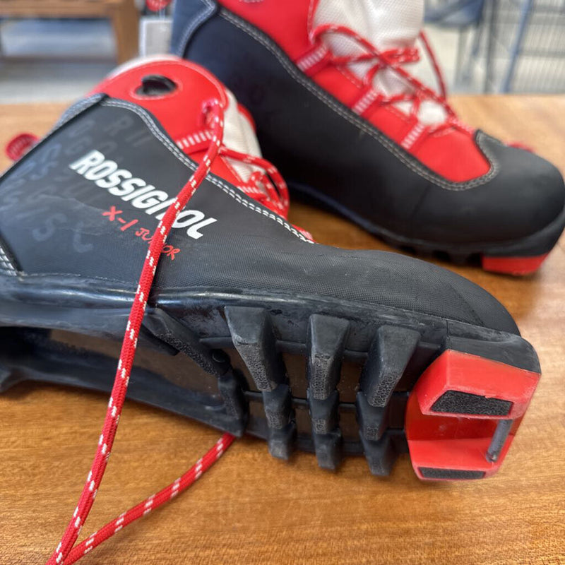 Rossignol - X1 Jr NNN Cross Country Ski Boots - MSRP $119: Black Red -children-37