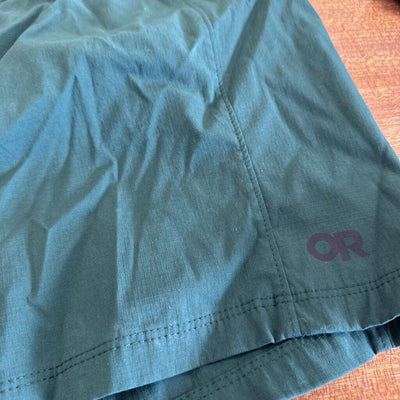 Outdoor Research - Women's Zendo Shorts - MSRP $80: Green/Black-women-LG