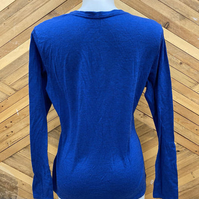 Segments- Merino Top Women's : Blue -women-LG