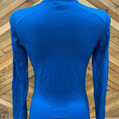 Icebreaker - merino 200 long sleeve top- MSRP $130 : Blue -women-SM