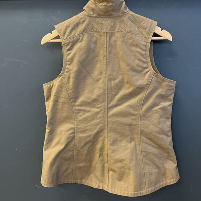 Noble Outfitters - Women's Canvas Vest - MSRP $65: Brown-women-MD