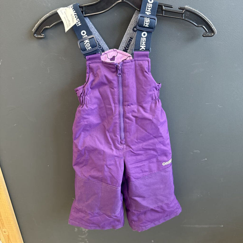 Oshkosh- toddler snow pants : Purple -children-18M