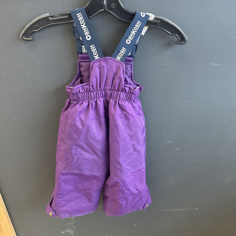 Oshkosh- toddler snow pants : Purple -children-18M