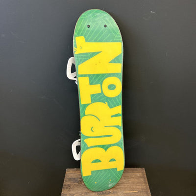 Burton - Kids After School Special Snowboard/Bindings + Riglet Snowboard Reel - MSRP $450: Green/White--80cm