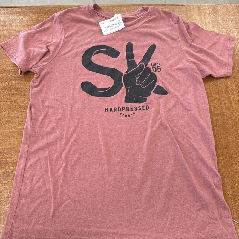 Hardpressed - SK Since 05 T-Shirt Short Sleeves - MSRP $30: Pink-children-XL