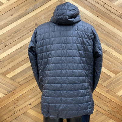 Patagonia - Men's Nano Puff Hoody Jacket - MSRP $359: Dark Grey -men-LG