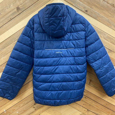 Paradox - Kids Primaloft Puffer Jacket: Blue/Neon Green-children-MD