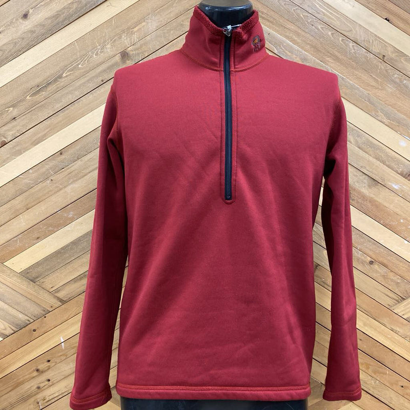 Mountain Hardwear - Men 1/2 zip pull-over fleece- MSRP $140 : Red -men-SM