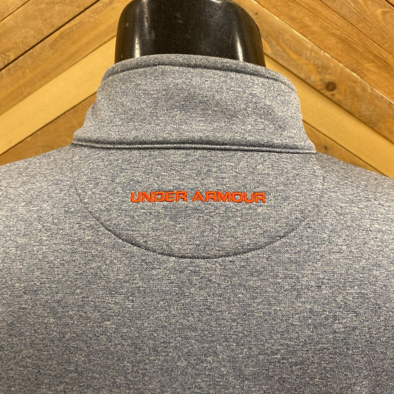 Under Armour- 1/4 zip sweater - MSRP $97 : Grey Blue -men-MD