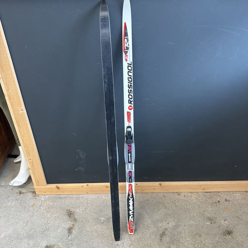 Rossignol Zymax Jr Universal Skis with Rottefella NNN Bindings. MSRP $190: White Red -children-127