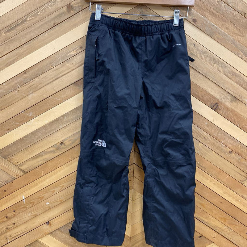 The North Face- children rain shell pants- MSRP $70: Black -children-sm Y