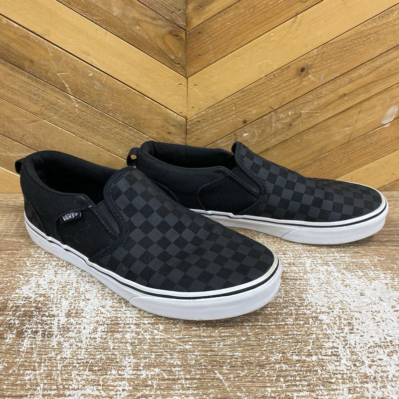 Vans- classic shoes- MSRP $ 75: Black -children-6Y