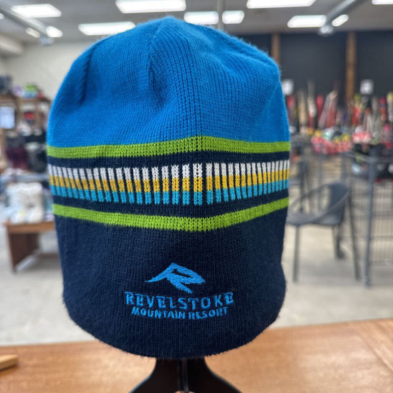 Revelstoke Resort- Beanie : Blue Green -children-Adult