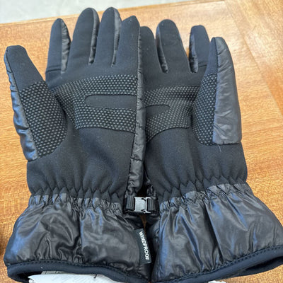 Weatherproof Insulated Winter Gloves: black-unisex-