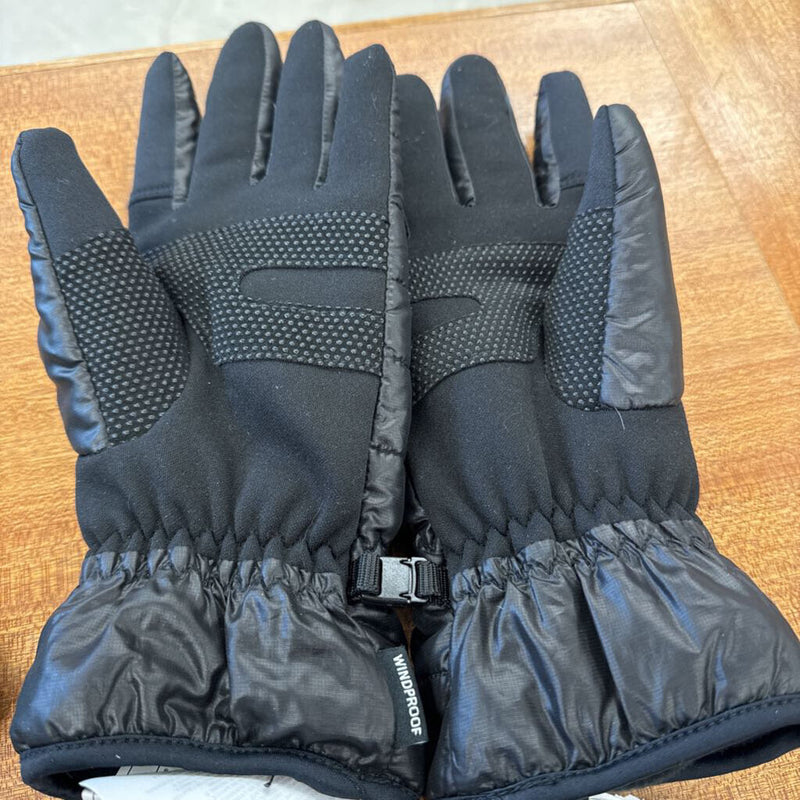 Weatherproof Insulated Winter Gloves: black-unisex-