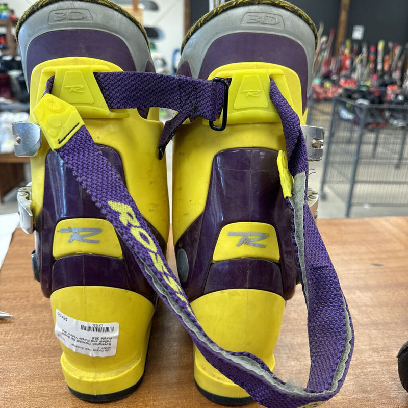 Rossignol Ski Boots Yellow and Purple: Yellow and Purple-unisex-25.5