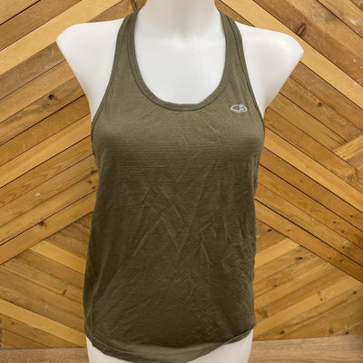 icebreaker - Women's Cool-Lite Merino Tank Top - MSRP $85: Green-women-SM