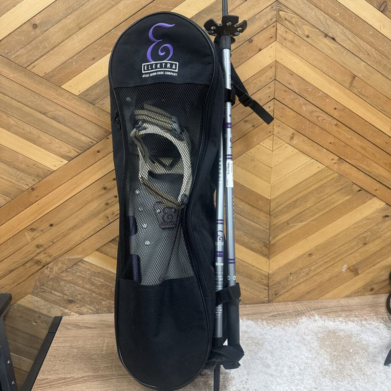 Atlas - Elektra Trail Snowshoe Set - MSRP $200: white/blue--9x27