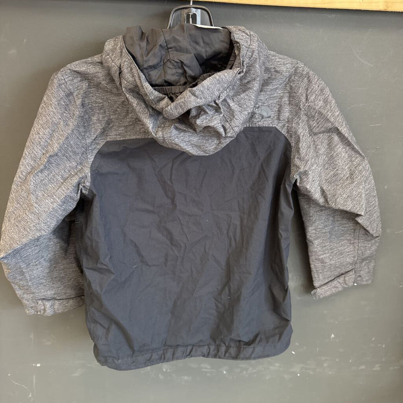 The North Face - Kids Rain Jacket - MSRP comp $115: Black/Grey-children-SM