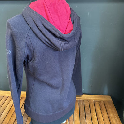 icebreaker - Women's Full-Zip Merino Hoodie - MSRP $340: Purple/Pink-women-LG