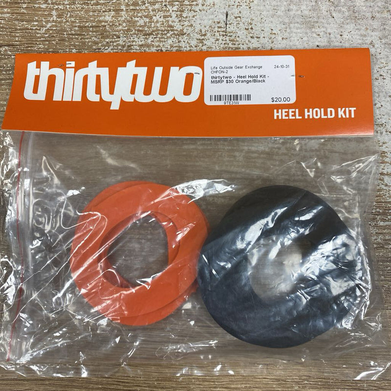 thirtytwo - Heel Hold Kit - MSRP $30: Orange/Black-unisex-