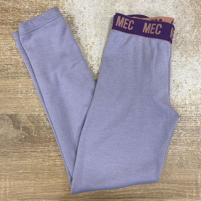 MEC - Kid's L/S Baselayer Bottoms - MSRP $45: Purple-children-6Y