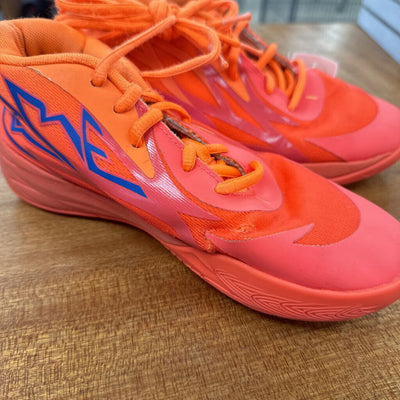 Puma - Kids Lamelo MB.02 Basketball Shoes - MSRP $130: Orange/Red-children-3Y