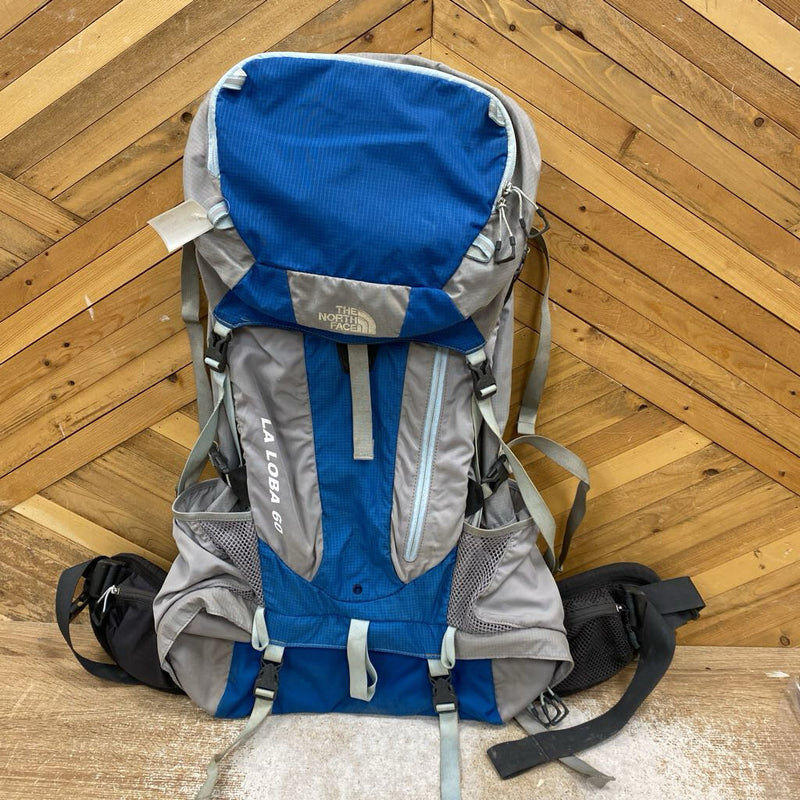 The North Face - La Loba 60L Hiking Backpack - MSRP comp $265: Grey/Blue--