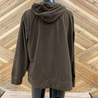 Windriver- fleece hoodie : Brown -men-LG