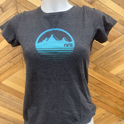 NRS - Women's T-Shirt: Grey/Blue-women-SM