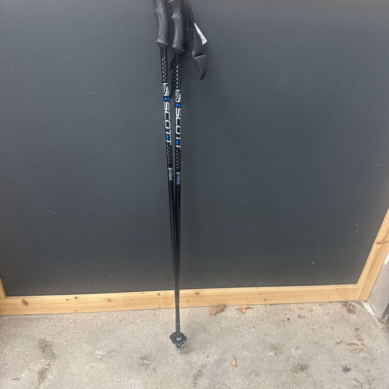 Scott - Triton Downhill Ski Poles - MSRP $55: Black/Silver/Blue--