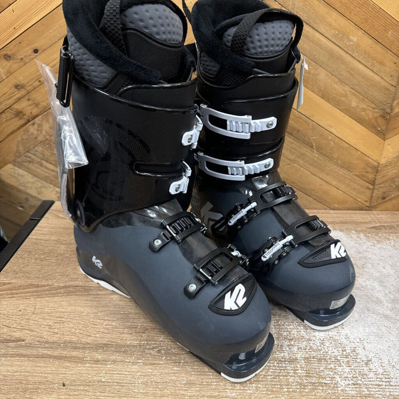 K2 - BFC 90 Downhill Ski Boots - MSRP $450: Black/Grey/White-unisex-26/26.5