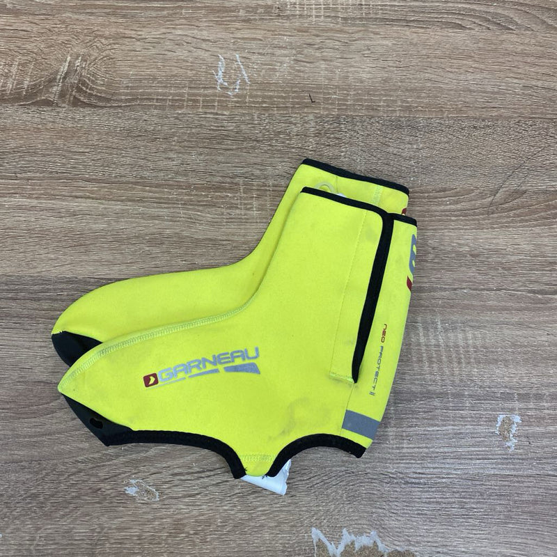 Garneau- Neo Protect Cycling Shoe Covers: Yellow-unisex-