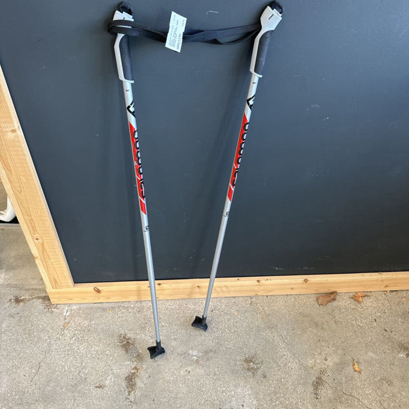 Salomon - Escape Jr Aluminum XC Ski Poles - MSRP $40: Grey--95cm