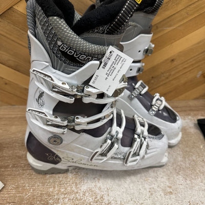 Salomon - Women's Energyzer 60 Downhill Ski Boots: White/Grey-women-26