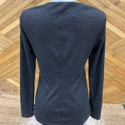 The North Face - Women's L/S Shirt: Dark Grey-women-MD