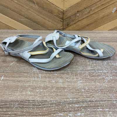 Merrell - Women's Sandals - MSRP $120: Brown/Grey/Yellow-women-8