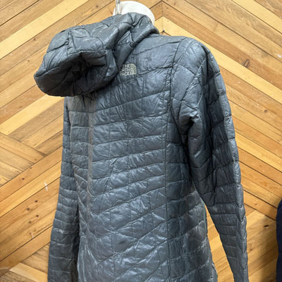 The North Face - Women's Thermoball Jacket - MSRP $300: Grey-Blue-women-MD