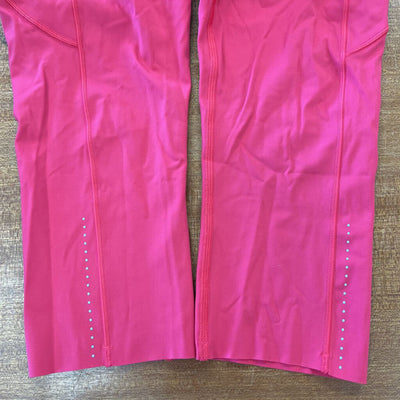 Lululemon - Women's Cropped Leggings w/ Pockets: Pink-women-8