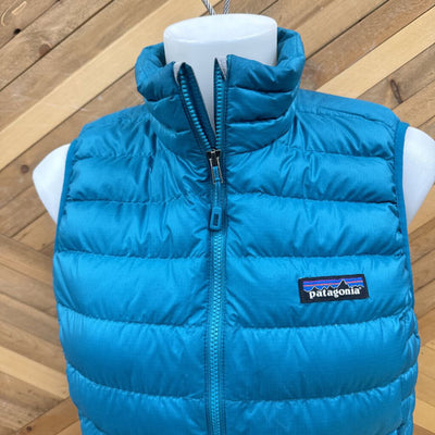 Patagonia- Women's Down Sweater Vest- MSRP $285: Teal-women-MD