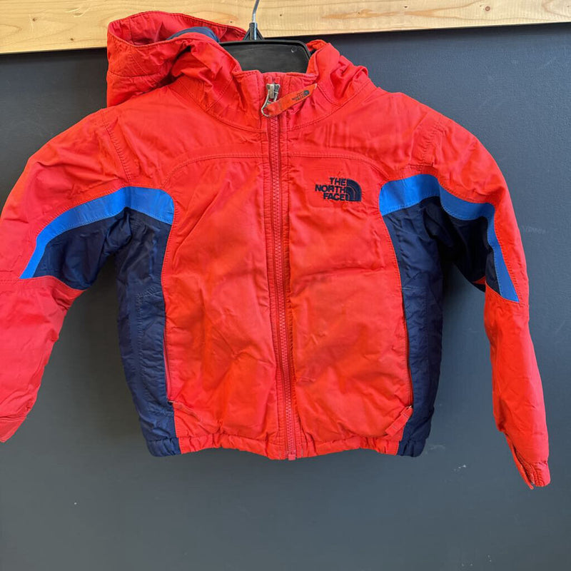 The North Face Toddler Jacket: Red/Navy-children-3T