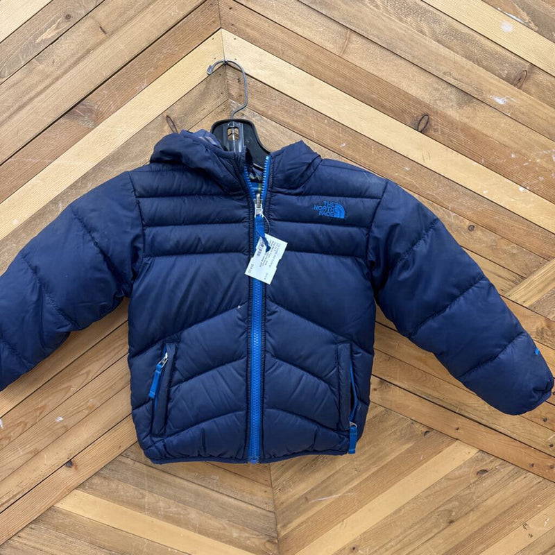 The North Face 550 Down Jacket: navy-children-4T