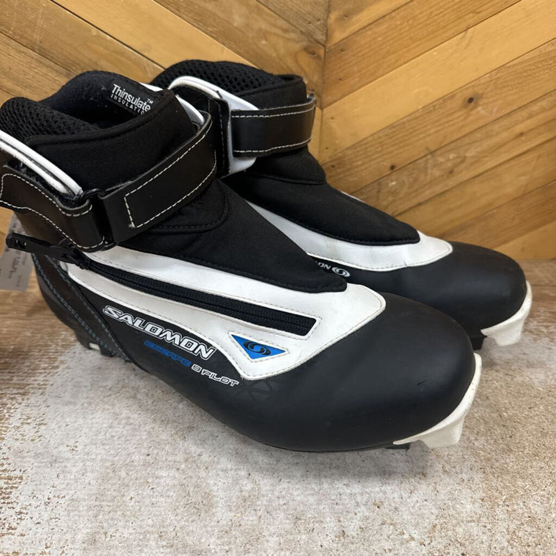 Salomon - Escape 9 XC Ski Boots - SNS Pilot - MSRP $170: Black/White-men-41