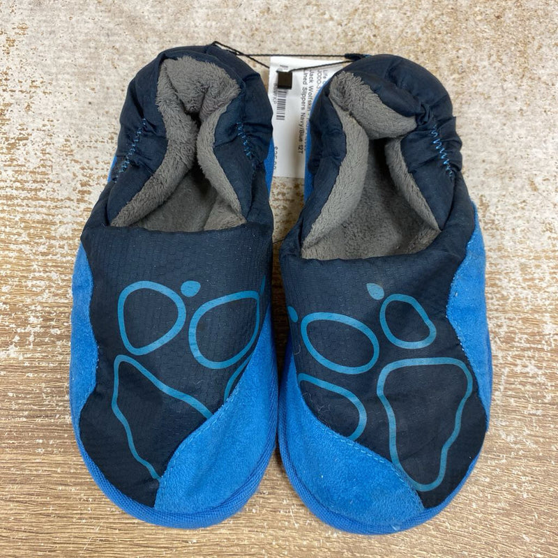 Jack Wolfskin - Kids Fleece-Lined Slippers: Navy/Blue-children-12T