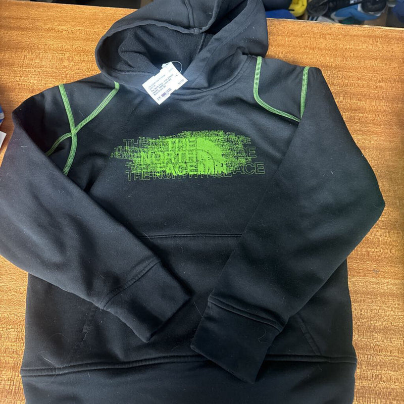 The North Face - Kids Athletic Hoodie - MSRP comp $60: Black/Green-children-SM