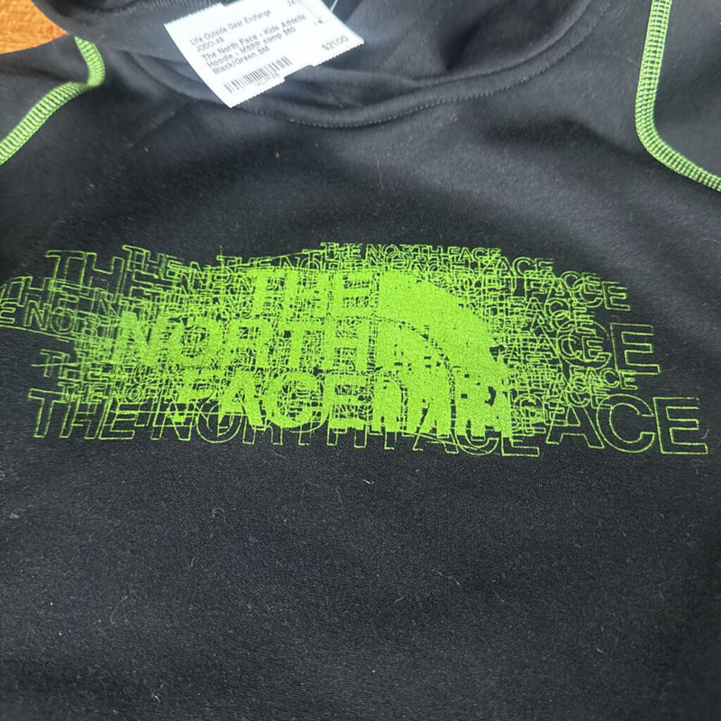 The North Face - Kids Athletic Hoodie - MSRP comp $60: Black/Green-children-SM