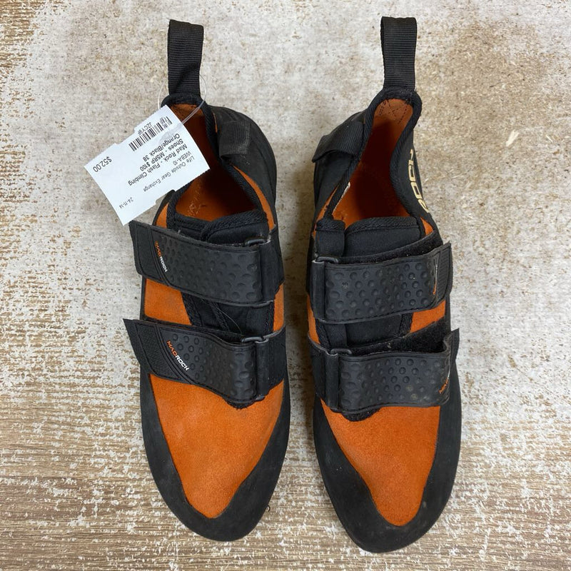 Mad Rock - Flash Climbing Shoes - MSRP $100: Orange/Black-unisex-38