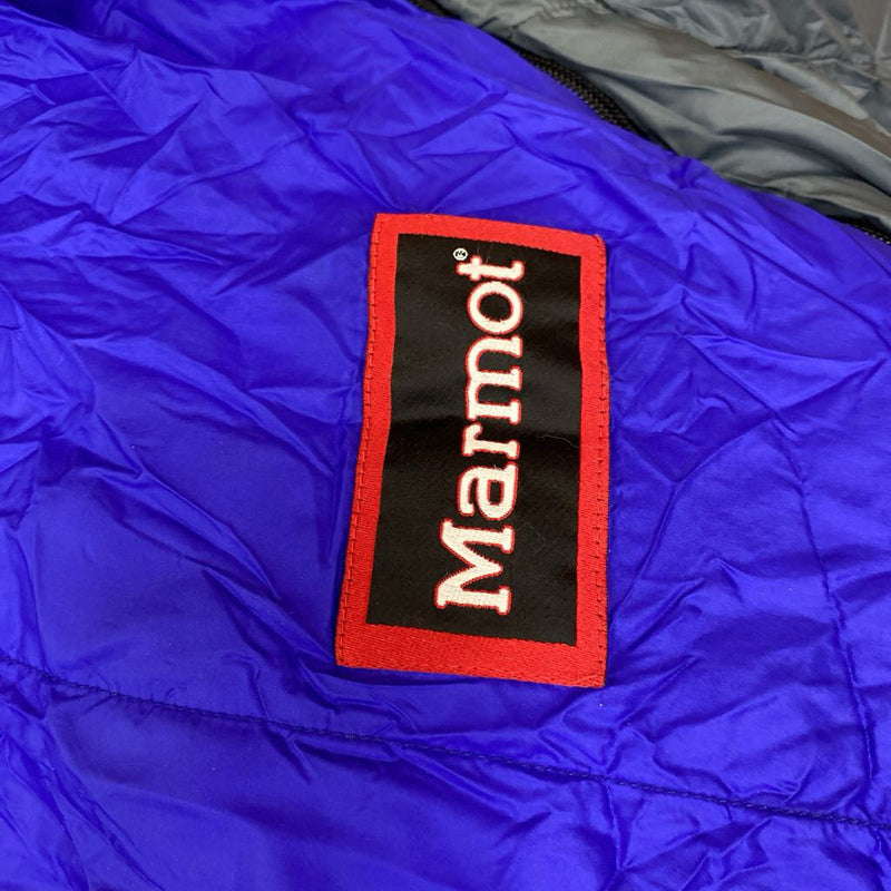 Marmot - Wizard DriClime Sleeping Bag - MSRP $179: Blue/Red/Grey-unisex-Regular - Left Zip