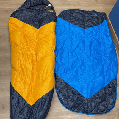 The North Face - The One 40/20/5 Sleeping Bag - MSRP $460: Navy/Blue/Orange-unisex-Regular