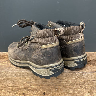 Waterproof Hiking Boots: Brown-children-1Y